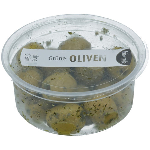 Oliwki zielone bez pestek z ziołami 80 g - Bio Verde (EKO)