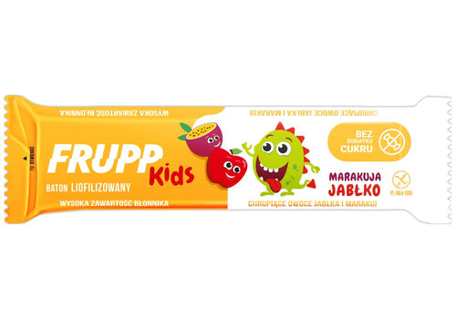 Baton dla dzieci liofilizowany jabłko marakuja frupp bezglutenowy  9 g - Celiko