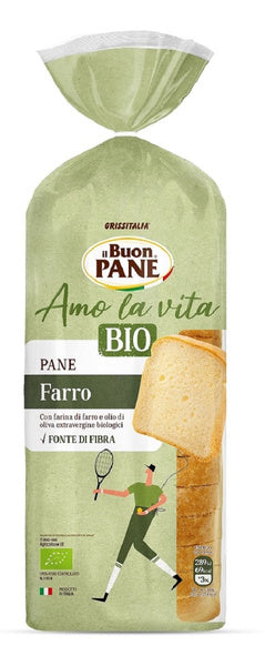 Chleb tostowy orkiszowy krojony 400 g - Il Buon Pane (EKO)