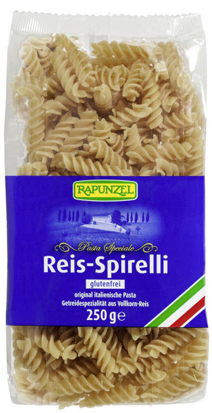 Makaron świderki ryżowy razowy bezglutenowy 250 g - Rapunzel (EKO)